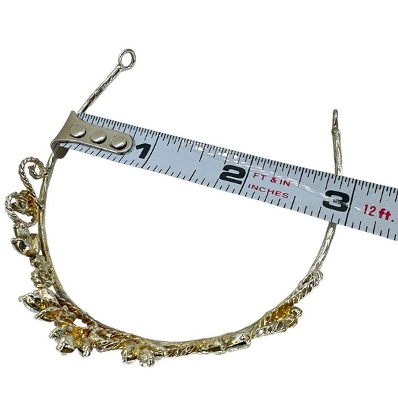 JL Johnson Bridals Tiara Sterling Silver Rhinestones Headbands Mini - Picture 7 of 7